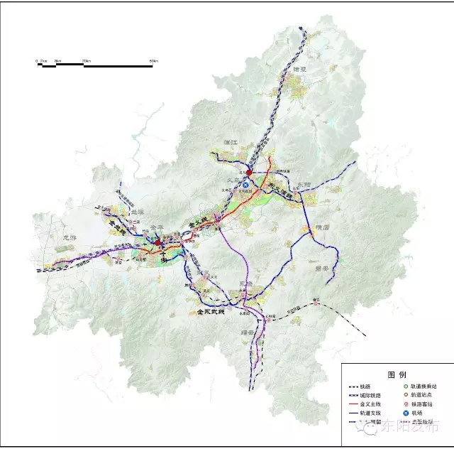 东阳铁路规划详细地图图片