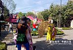 横店胖子节游客多本