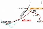 东阳横店城际铁路线路地图