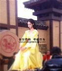 林允儿横店拍摄武神赵子龙坠马