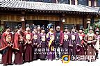 图为电影《魏征》主要演员和导演在横店开机现场合影副本