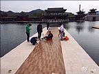 跑男2015横店华夏文化园景区置景中